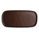 Steelite 7180TM521 Serving & Display Tray, 14.5" x 7" x 1" Melamine, Brown Oblong Shape - 6/Case 1 image