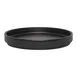 Steelite 7181TM501 - 6.25" Round Melamine Plate, Black, Casual Design, Stackable, 6/Case 2 image