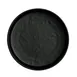 Steelite 7181TM504 Round Melamine Plate, 4.875" X 1.0" Black, Contemporary Casual Design - 1 Dozen 1 image
