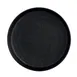 Steelite 7181TM505 - 6.5" x 1.25" Round Melamine Plate, Black, Casual, 1 Dozen 1 image