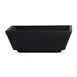 Steelite 7181TM515 - Rectangular Sauce Dish, 2 oz, 3.25" x 2.5" x 1.25" Melamine, Black, 1 Dozen 1 image