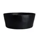 Steelite 7181TM519 - 3.5 Qt Round Melamine Bowl, 9.5" Diameter x 3.75" Height, Black Finish - 6/Case 1 image