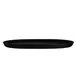 Steelite 7181TM520 Oval Display Tray, 17" x 11.75" x 1" Melamine Black, - 1 Dozen 2 image