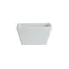 Steelite 7182TM513 Square Sauce Dish, 1 oz, 2.25" x 2.25" x 1.125" White Melamine - 1 Dozen 1 image