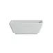 Steelite 7182TM515 - White Rectangular Melamine Sauce Dish, 2 Oz, 3.25" x 2.5" x 1.25" - 1 Dozen 1 image