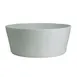 Steelite 7182TM519 - 3.5 Qt (96‑127 oz) Round Melamine Bowl, White, 9.5" Diameter, Modern - 6/Case 1 image