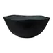 Steelite 7184TM045 Large Round Melamine Bowl, 13 Qt Capacity, Black, 16" Diameter - 4/Case 1 image