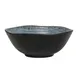 Steelite 7184TM070 - 12.75 oz 0.4qt Round Melamine Bowl 5.5" x 2.125" Pompeii Slate Design - 1 Dozen 1 image