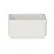 Steelite 7193TM103 Square Bowl, 4.5 oz (3.0" x 3.0" x 1.5"), White Melamine Bento Box, 1 Dozen 1 image