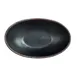 Steelite 7199TM020 - Oval Plastic Bowl, 8.5" x 5.25" x 3" (25 oz), Gray Melamine, 1 Dozen 1 image