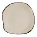 Steelite 7202DD025 - 9.5" Round Coupe Plate, Beige Melamine, 8"‑9" Size, Rustic Finish - 1 Dozen 1 image