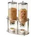 Steelite 7345MW117 Double Cereal Dispenser – 2 Units, 3‑Gal (11 L), 11"×31" Base, Creations Metal 1 image