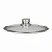 Steelite 7347MW123 - 11‑12 Inch Round Flat Stainless Steel Lid with Handle, 11.0" x 2.5" - 1 Dozen 1 image