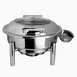 Steelite 7351MW103 Round Chafing Dish Stand – 12.0" x 15.5" x 6.5" Stainless Steel Frame 1 image