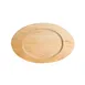 Steelite 7360MW102 Oval Wooden Tray, 8" x 5" x 0.5", Naturals Finish - 1 Dozen 1 image