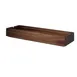Steelite 7367MW502 - Box Display Crate, 21.875" x 6.875" x 3.0", Dark Brown, Rectangle - 1/Case 1 image