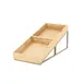 Steelite 7369MW501 - GASTRONORM 1/2 Box Wood Crate Blonde Pivot 11.5" x 13.875" x 3.0", Wash - 1/Case 2 image