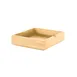 Steelite 7369MW501 - GASTRONORM 1/2 Box Wood Crate Blonde Pivot 11.5" x 13.875" x 3.0", Wash - 1/Case 1 image
