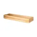 Steelite 7369MW502 - GASTRONORM 2/4 Crt, 21.875" x 6.875" x 3.0" Wood, Blond, Pvt, HWash - 1/Case 1 image