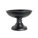 Steelite 7710ER002 Pedestal Stand, Round Black Resin, 11.75" x 8.5", H 5"-9", Ø 11"-14" - Case 1 image