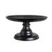 Steelite 7710ER003 - Round Stand, 17.5" x 9.5" Top, Height 5"-9", Black Folio Resin, - 1/Case 1 image