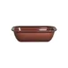 Steelite 7800ZM2847 Red Melamine Rectangular Bowl, 10.375" x 6.375" x 3" (1.5 Qt) GN 1/4 - 6/Case 1 image