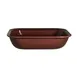 Steelite 7800ZM2848 - 3.5 Qt (12.75" x 10.375" x 3.0") Red Rectangular Melamine Bowl - 6/Case 1 image