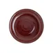 Steelite 7800ZM5009 Reusable Plastic Plate, 10.0" x 1.125" Round Melamine, Red - 6/Case 1 image