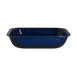 Steelite 7801ZM2848 - 3.5 Qt Rectangular Melamine Bowl, Blue, 12.75" x 10.375" x 3.0", - 6/Case 1 image