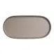 Steelite 7810JB015 - Oval Melamine Plate, 10.25" x 5.0" x 0.75", Tan, Dishwasher Safe - 24/Case 1 image