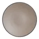 Steelite 7810JB019 - 9" Round Melamine Plate, Tan Sandstone, 9.0" x 1.0" - 24/Case 1 image