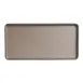 Steelite 7810JB022 Melamine Rectangle Plate, 9.75" x 4.875" x 0.875", Tan, Dishwasher Safe - 24/Case 1 image