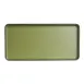 Steelite 7820JB022 - Rectangular Melamine Plate, 9.75" x 4.875" x 0.875", Greens - 24/Case 1 image