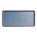 Steelite 7830JB022- Rectangle Melamine Plate 9.75" x 4.875" x 0.875",Blues, Dishwasher Safe - 24/Case 1 image