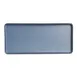 Steelite 7830JB023 Rectangle Melamine Plate, 11.5" x 5.1" x 0.9", Blues, Dishwasher Safe - 24/Case 1 image