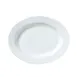 Steelite 82000AND0117 Oval Bone China Platter, White, 13.75" x 10.75" x 1.375" - 6/Case 1 image