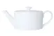 Steelite 82000AND0333L Teapot Lid, 4.5" x 3.0" x 1.5", Coupe White Bone China - 6/Case 1 image