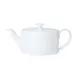 Steelite 82000AND0337L Teapot Lid, Oval Bone China, Classic White, 3.875" x 2.375" x 1.375" 1 image