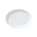 Steelite 82000AND0424 Oval Platter, 11.75" x 8.75" x 1.125" White Bone China, Oval Shape - 6/Case 1 image