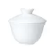 Steelite 82000AND0432 Oriental Teacup Lid, 3.875" x 1.5" Whiteware Bone China - 1 Dozen 2 image