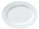 Steelite 82000AND0454 Oval Bone China Platter, 9" x 7.125" x 1" Whiteware, Oval Shape - 1 Dozen 1 image