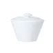 Steelite 82000AND0520 - Whiteware Sugar Bowl Lid, Bone China, Snipe Deco, 4" Diameter, 1 Dozen 2 image