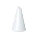 Steelite 82000AND0526 - White Bone China Pepper Shaker, 1.625" x 2.5", Snipe Deco Finish - 1 Dozen 1 image