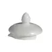 Steelite 82102AND0411BL Teapot Lid 2.25" x 1.625" Signature Spiro William Edwards Bone China - 6/Case 1 image