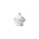 Steelite 82107AND0220 Sugar Lid 3.0" x 2.375" Bone China Gold William Edwards Signature - 1 Dozen 1 image