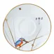 Steelite 82108AND0169 - Tea For One Round Bone China Saucer, 5.75" x 0.75", Design - 1 Dozen 1 image