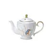 Steelite 82108AND0213 Teapot Lid, 3.375" x 2.25" Bone China, Reed William Edwards Design - 6/Case 1 image