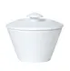 Steelite 82109AND0519 Sugar Bowl, 7 oz, 2.25" x 3.5" Bone China with Lid, Flame Finish - 1 Dozen 1 image