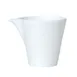 Steelite 82109AND0527 Creamer Pitcher, 3.75 oz 2.5" x 2.5" Bone China Flame, No Handle - 1 Dozen 1 image