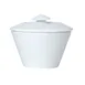 Steelite 82110AND0519 Sugar Bowl, 7 oz, 2.25" x 3.5" Bone China with Lid, William Edwards - 1 Dozen 1 image